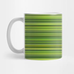Many multi colored stripes in the green Mug